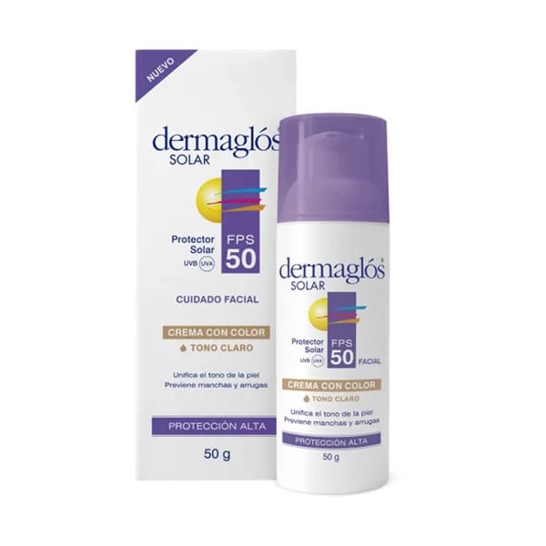 DERMAGLOS DERMAGLOS SOLAR FPS 50 FACIAL CREMA COLORX 50